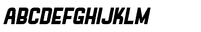 Kutser Slant Font UPPERCASE