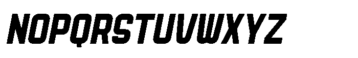 Kutser Slant Font UPPERCASE