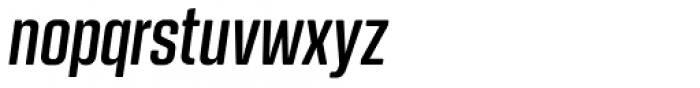 Kuunari Rounded Medium Compressed Italic Font LOWERCASE