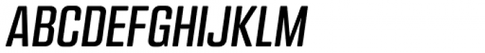 Kuunari Rounded Medium Condensed Italic Font UPPERCASE