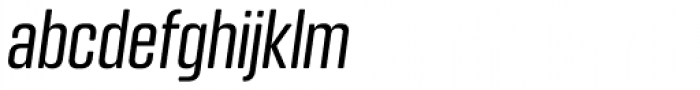 Kuunari Rounded Regular Compressed Italic Font LOWERCASE