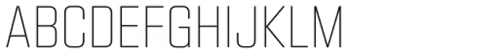Kuunari Rounded Thin Font UPPERCASE