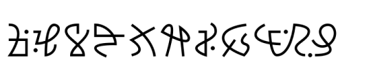 Kuzconian Regular Font LOWERCASE