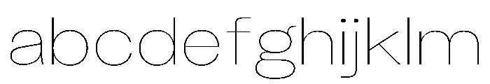 KUniforma 10Hairline Instance FONT