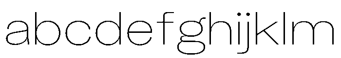 KUniforma 20Thin Instance FONT