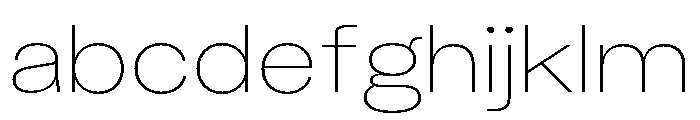 KUniforma 20Thin FONT