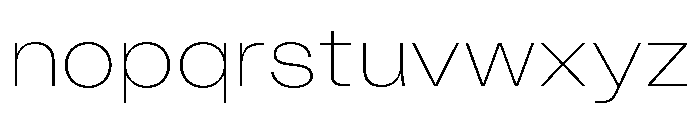 KUniforma 20Thin Font LOWERCASE