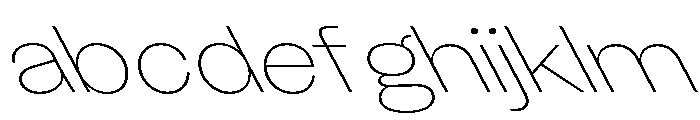 KUniforma 25ThinRitalic FONT