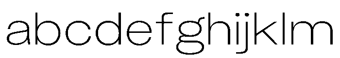 KUniforma 30Extralight FONT