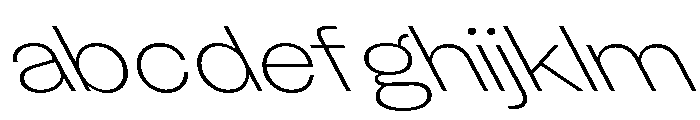 KUniforma 35ExtralightRitalic FONT