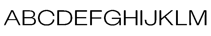 KUniforma 40Light Instance Font UPPERCASE