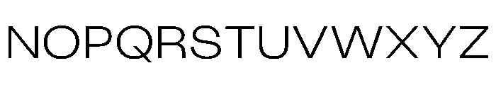 KUniforma 40Light Instance Font UPPERCASE