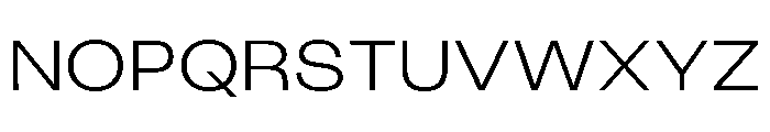KUniforma 40Light Font UPPERCASE
