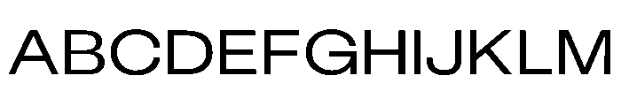 KUniforma 50Regular Instance Font UPPERCASE