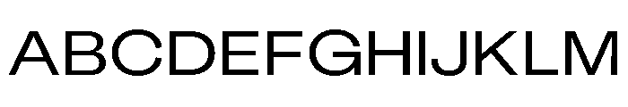 KUniforma 50Regular Font UPPERCASE