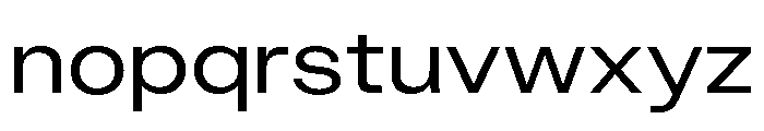 KUniforma 50Regular Font LOWERCASE