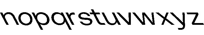 KUniforma 55RegularRitalic Font LOWERCASE