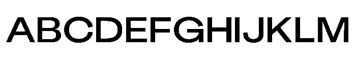 KUniforma 60Medium Font UPPERCASE