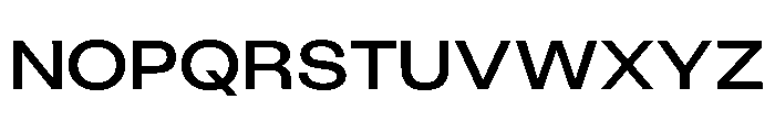 KUniforma 60Medium Font UPPERCASE