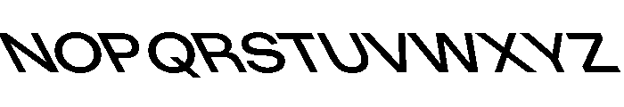 KUniforma 65MediumRitalic Font UPPERCASE