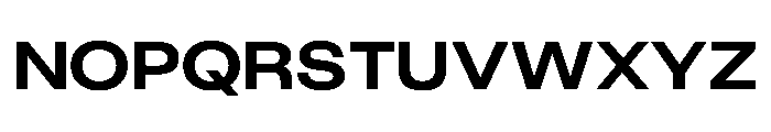 KUniforma 70Semibold Instance Font UPPERCASE