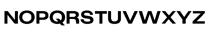 KUniforma 70Semibold Font UPPERCASE