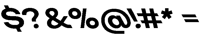 KUniforma 75SemiboldRitalic Font OTHER CHARS