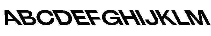 KUniforma 75SemiboldRitalic Font UPPERCASE