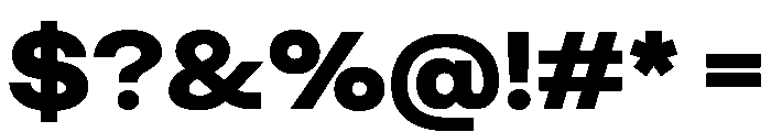 KUniforma 80Bold Instance Font OTHER CHARS