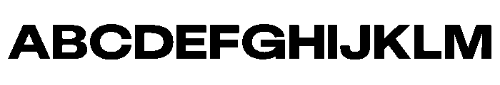 KUniforma 80Bold Instance Font UPPERCASE