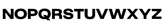 KUniforma 80Bold Instance Font UPPERCASE