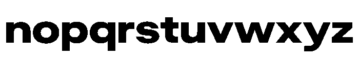 KUniforma 80Bold Instance Font LOWERCASE