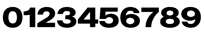 KUniforma 80Bold Font OTHER CHARS