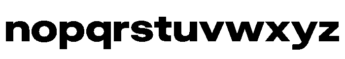 KUniforma 80Bold Font LOWERCASE