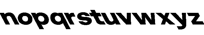 KUniforma 85BoldRitalic Font LOWERCASE