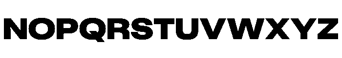 KUniforma 90Black Instance Font UPPERCASE