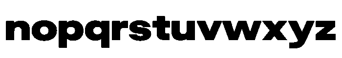 KUniforma 90Black Instance Font LOWERCASE