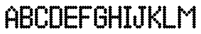 Kuiper BlobInky45 Instance Font UPPERCASE
