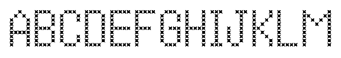 Kuiper StarInky45 Instance Font UPPERCASE
