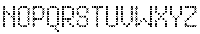 Kuiper StarInky45 Instance Font UPPERCASE