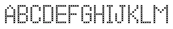 Kuiper StarInky45 Font UPPERCASE