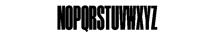 Kulturv0.7Compressed Black Font UPPERCASE