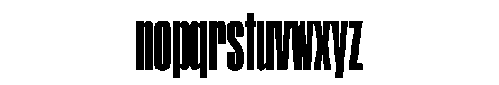 Kulturv0.7Compressed Black Font LOWERCASE