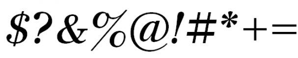 Kudryashev Semibold Italic Font OTHER CHARS