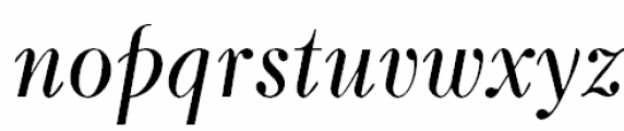 Kuzanyan Italic Font LOWERCASE