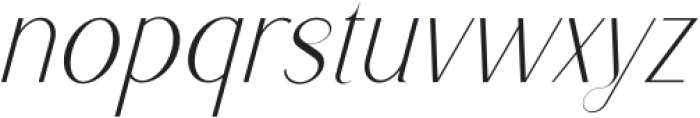 Kvell Italic otf (400) Font LOWERCASE