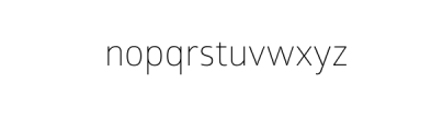 Kvitko Sans Pro Light.otf Font LOWERCASE