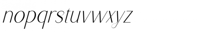 Kvell Italic Font LOWERCASE