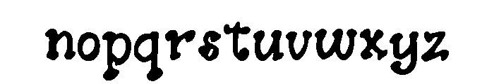 Kwai_Muk Font LOWERCASE