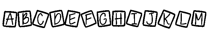 Kwanzaa festive Font UPPERCASE